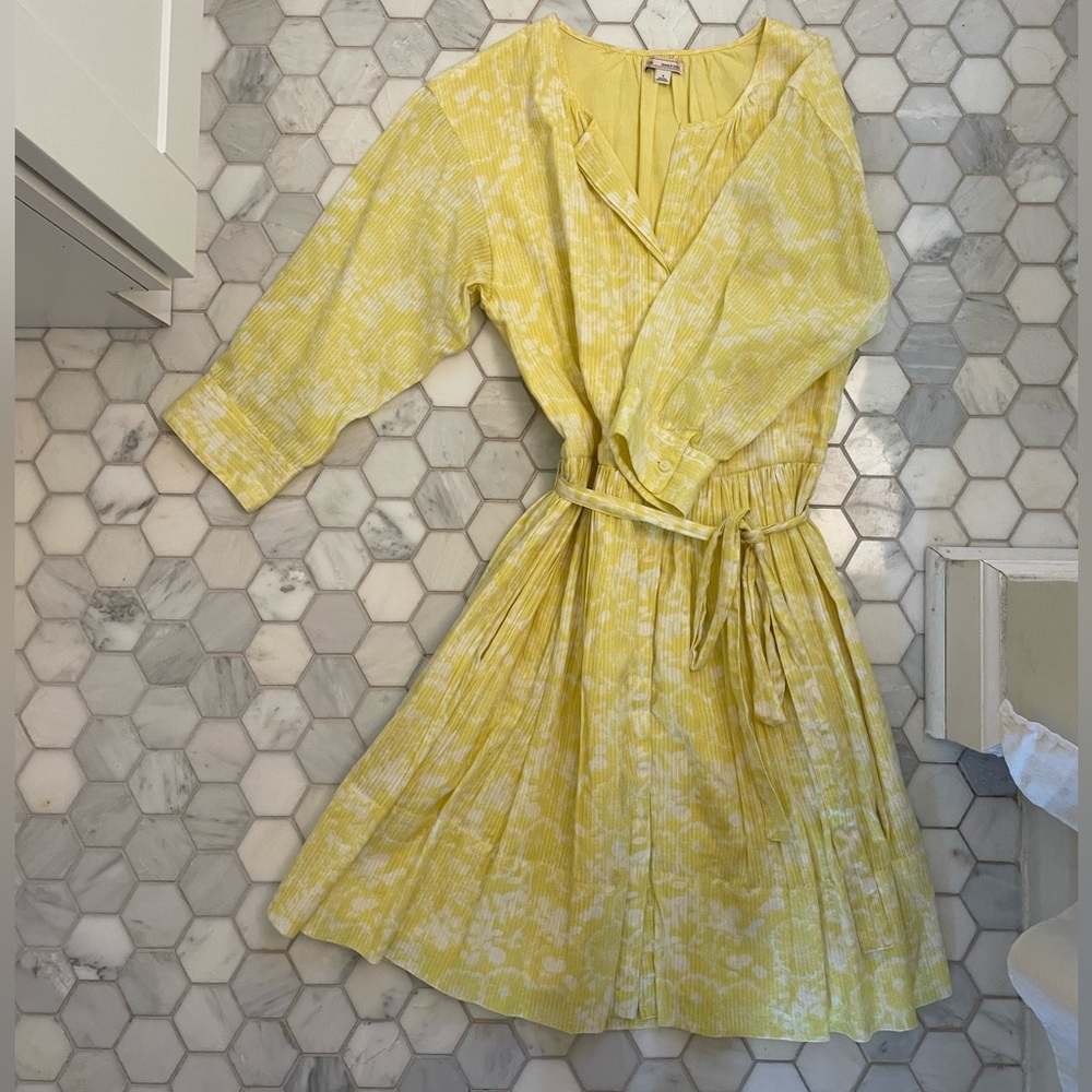 Yellow Gap Mini Dress size 4